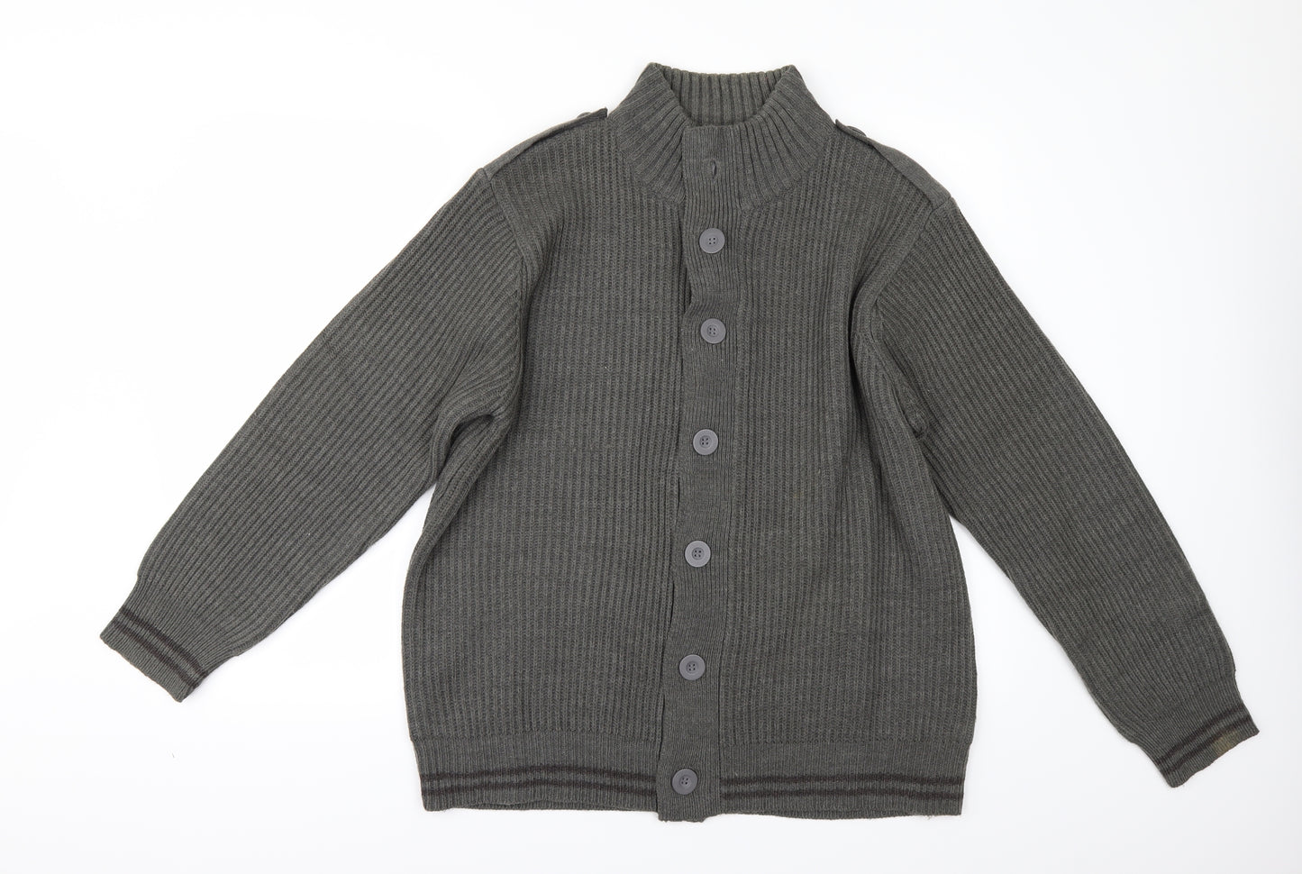 Cedar Wood State Mens Green   Cardigan Jumper Size L