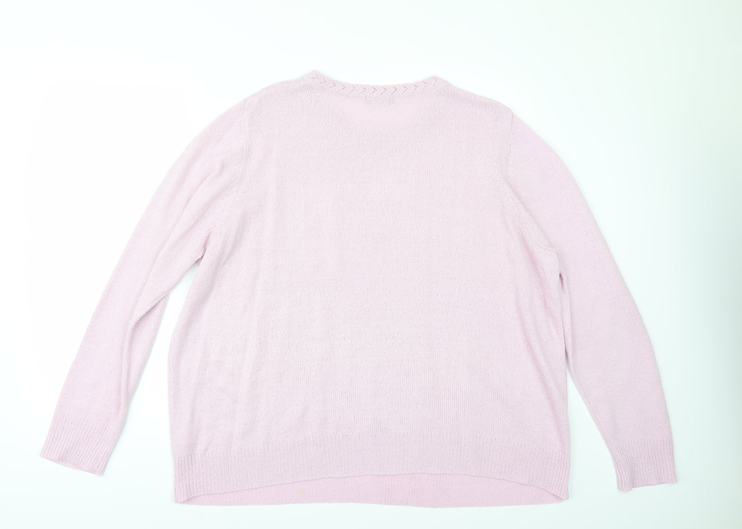 BM Womens Pink   Pullover Jumper Size XL