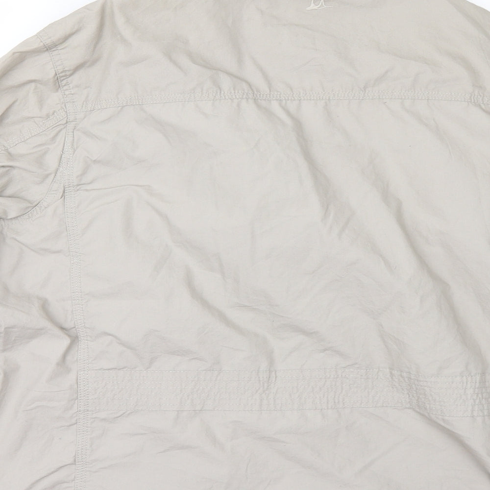 MANTARAY PRODUCTS Mens Beige   Anorak Coat Size XL