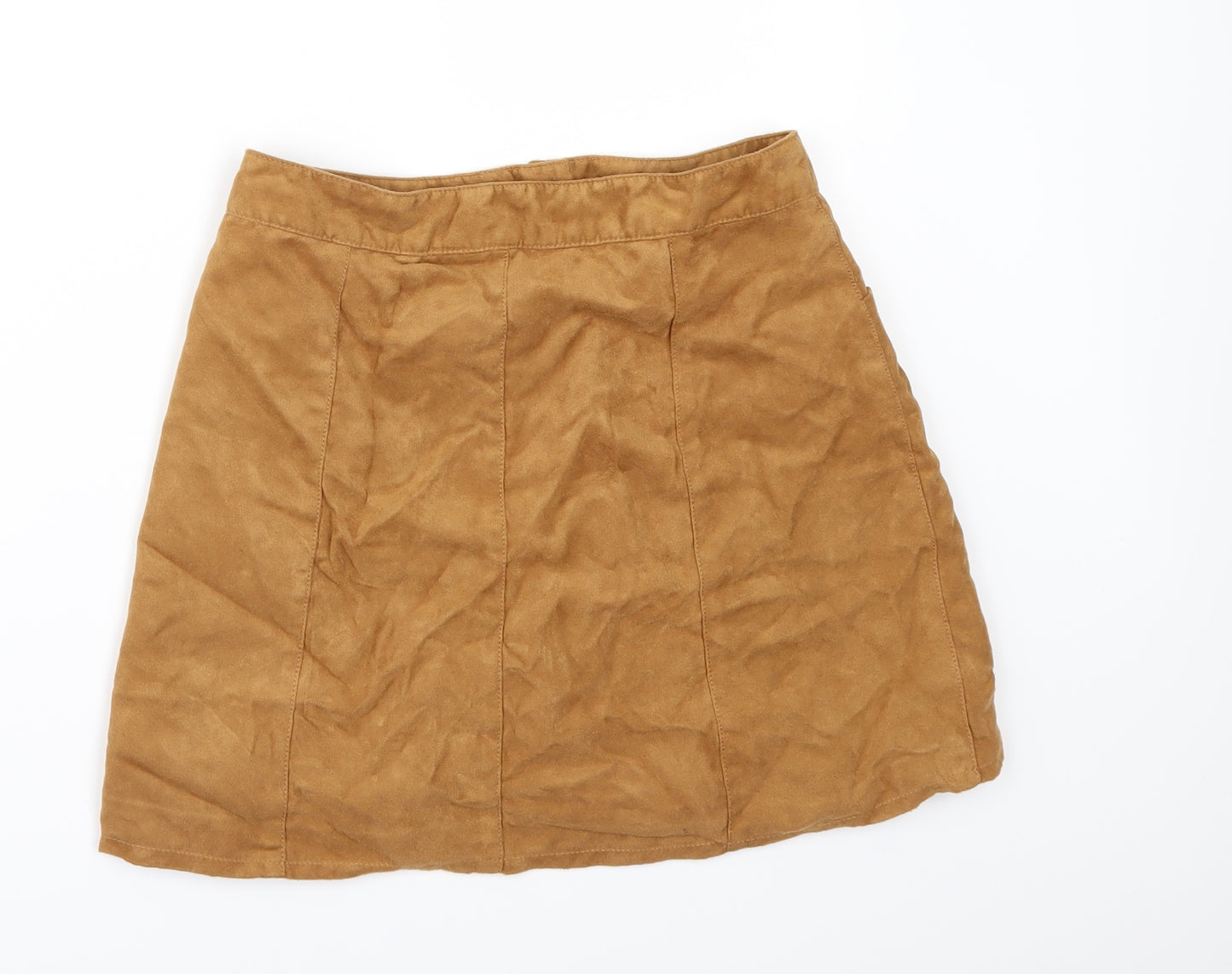 Divided by H&M Womens Gold   Mini Skirt Size 10