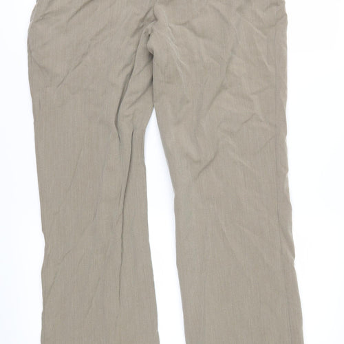 Marks and Spencer Womens Beige   Trousers  Size 10 L29 in
