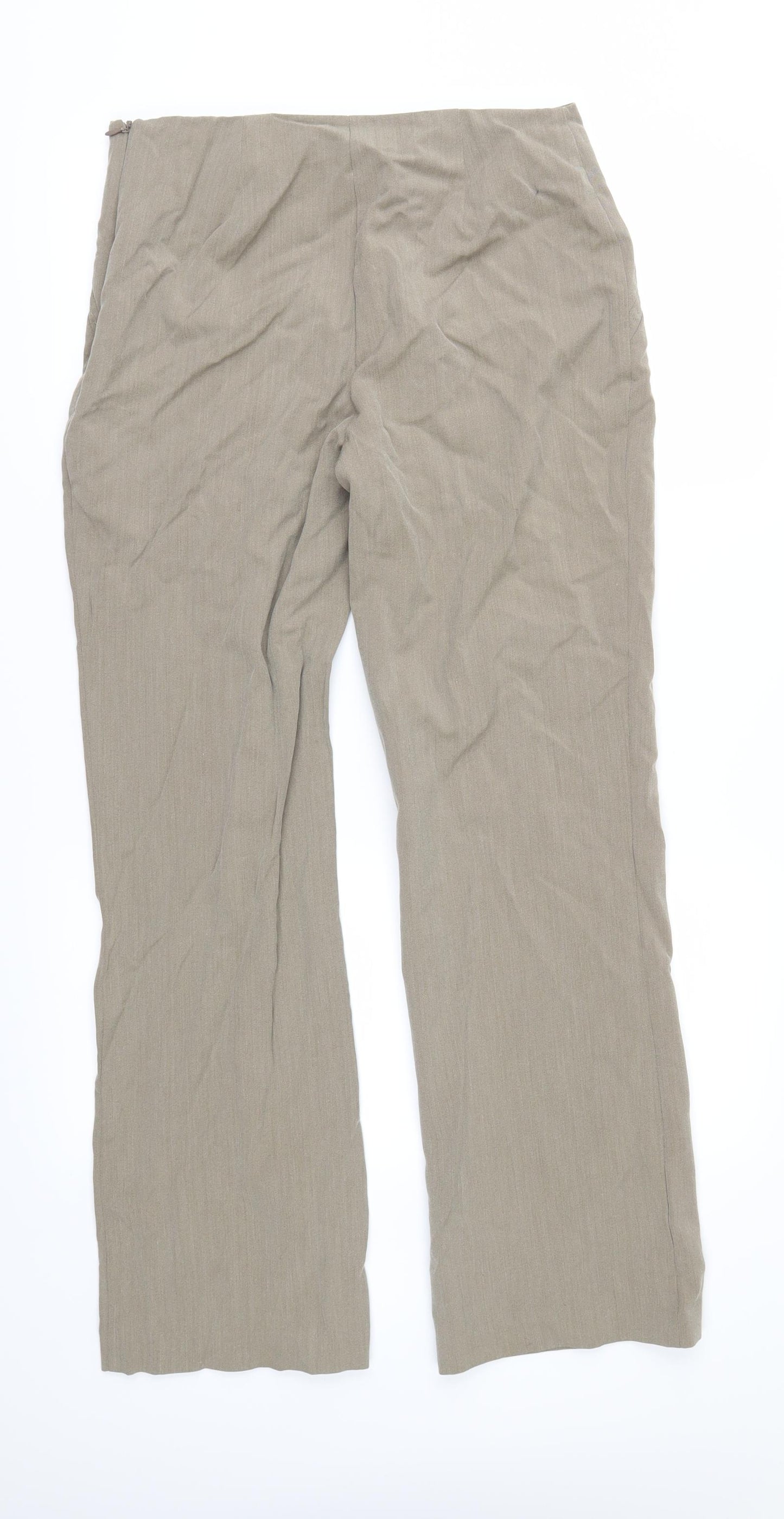 Marks and Spencer Womens Beige   Trousers  Size 10 L29 in