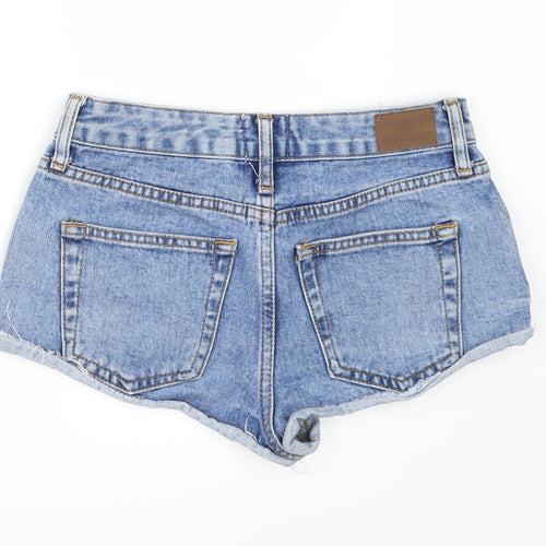 River Island Womens Blue  Denim Hot Pants Shorts Size 8
