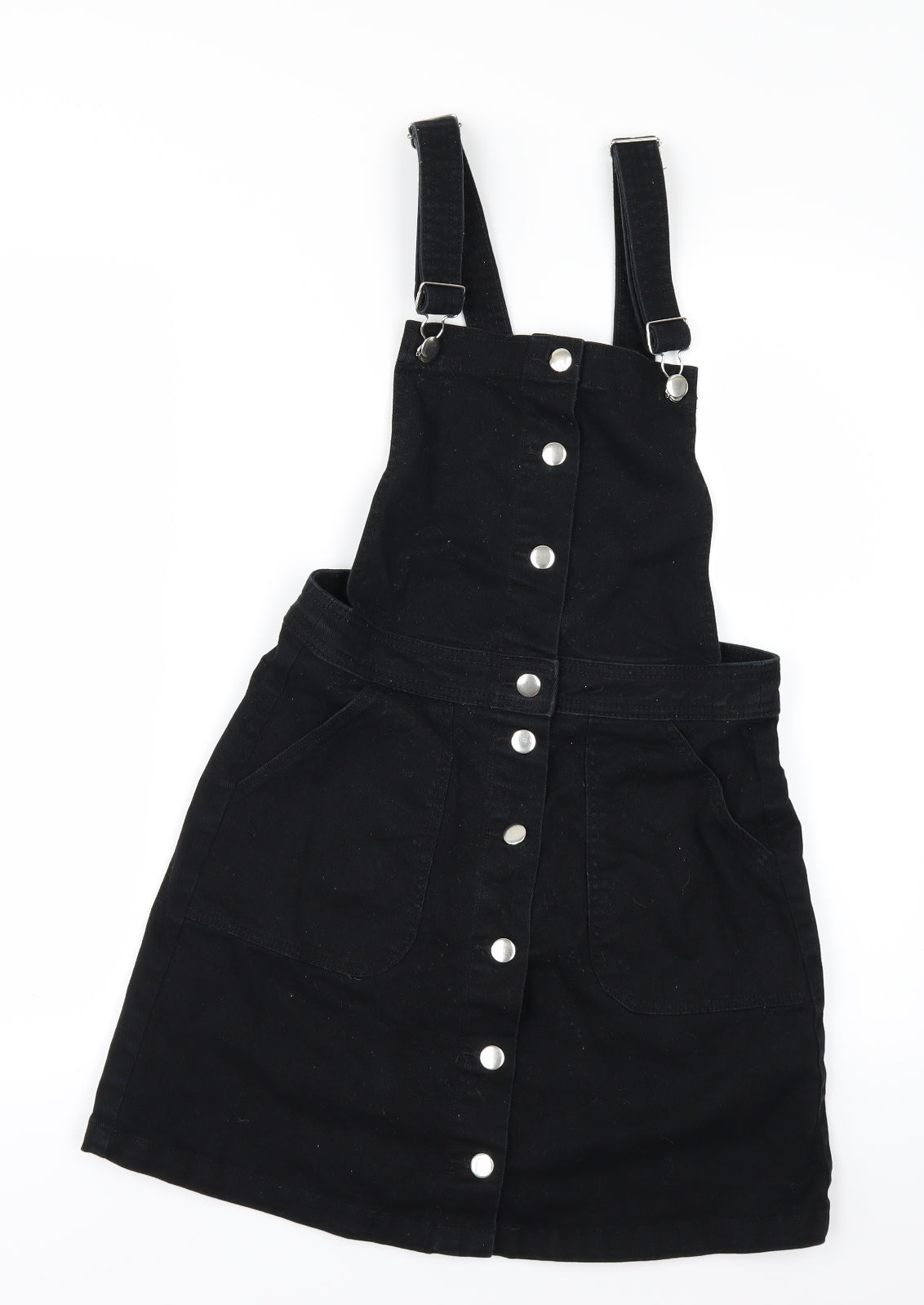 Divided by H&M Womens   Denim Pinafore/Dungaree Dress  Size 10