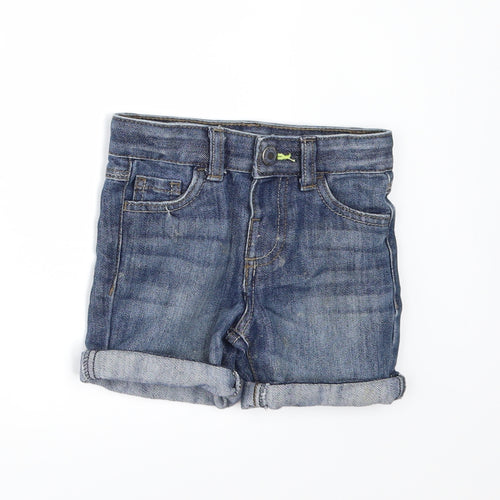 Denim & Co. Girls Blue  Denim Cropped Jeans Size 18-24 Months