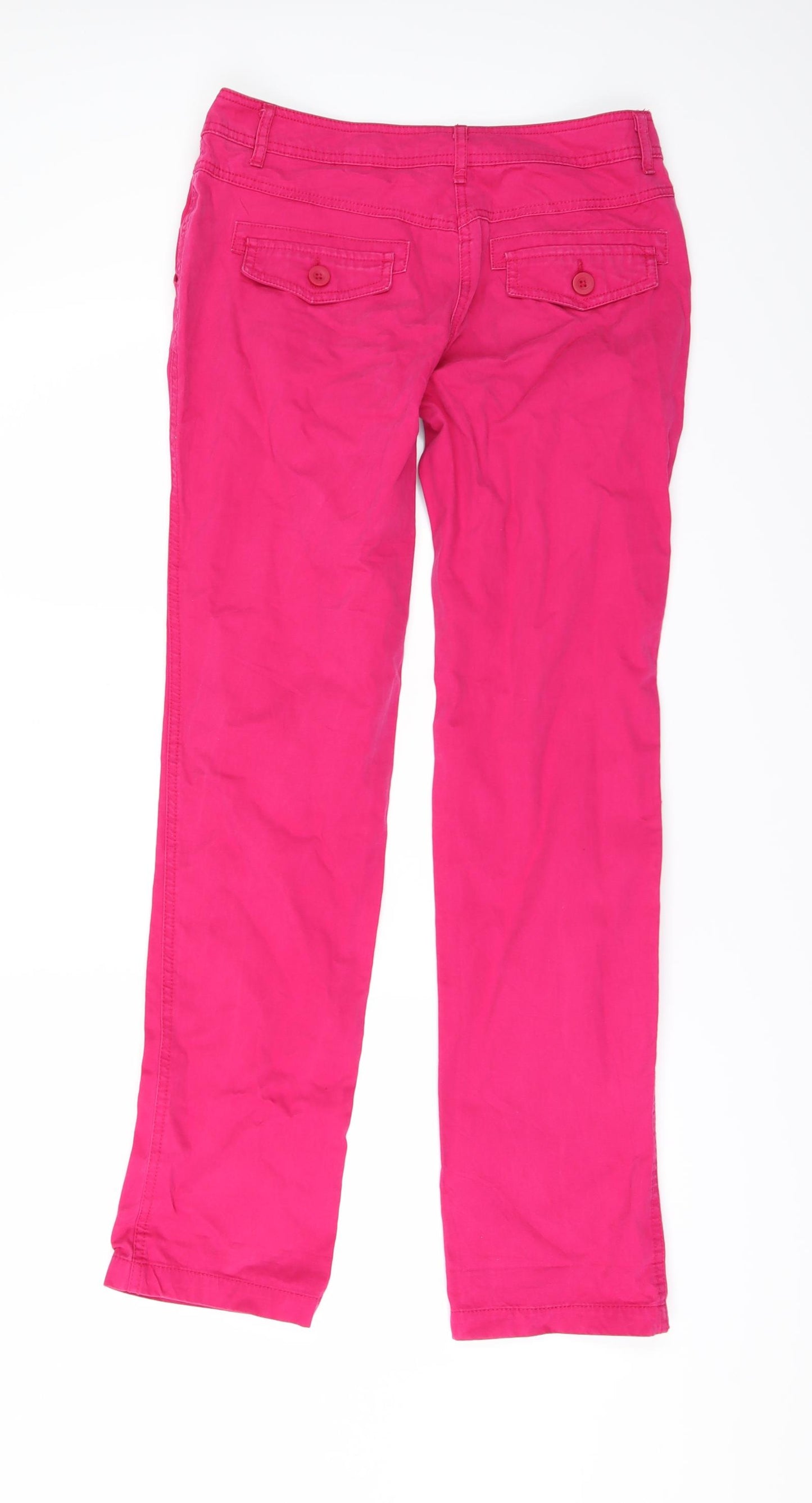 TU Womens Pink  Denim Straight Jeans Size 8 L30 in