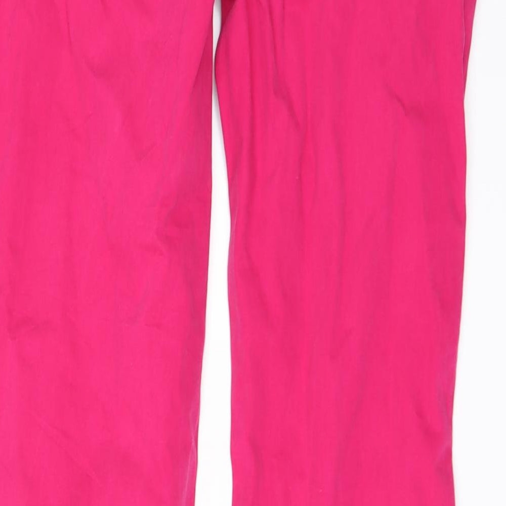 TU Womens Pink  Denim Straight Jeans Size 8 L30 in