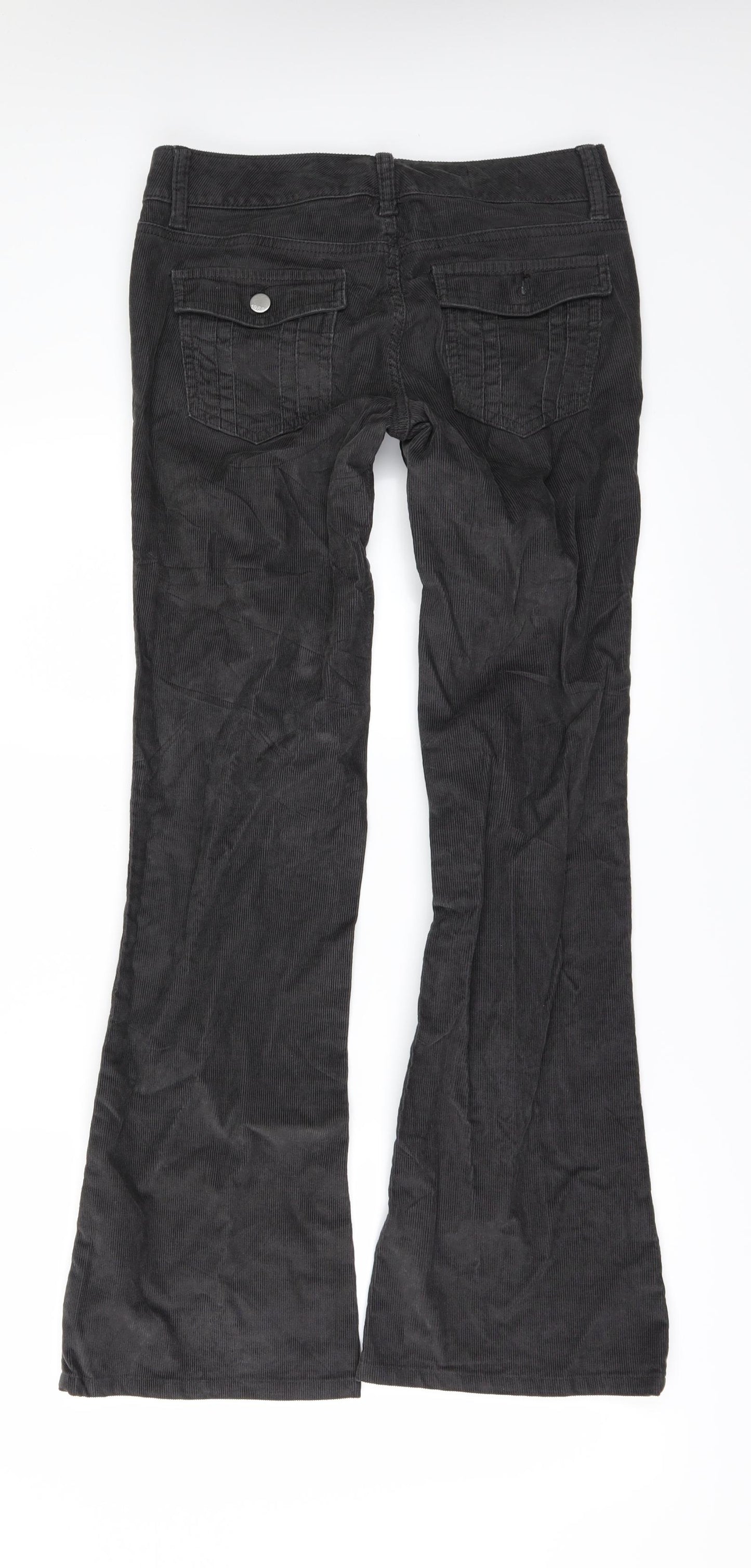 Gap Womens Grey  Corduroy Flared Jeans Size 26 L32 in