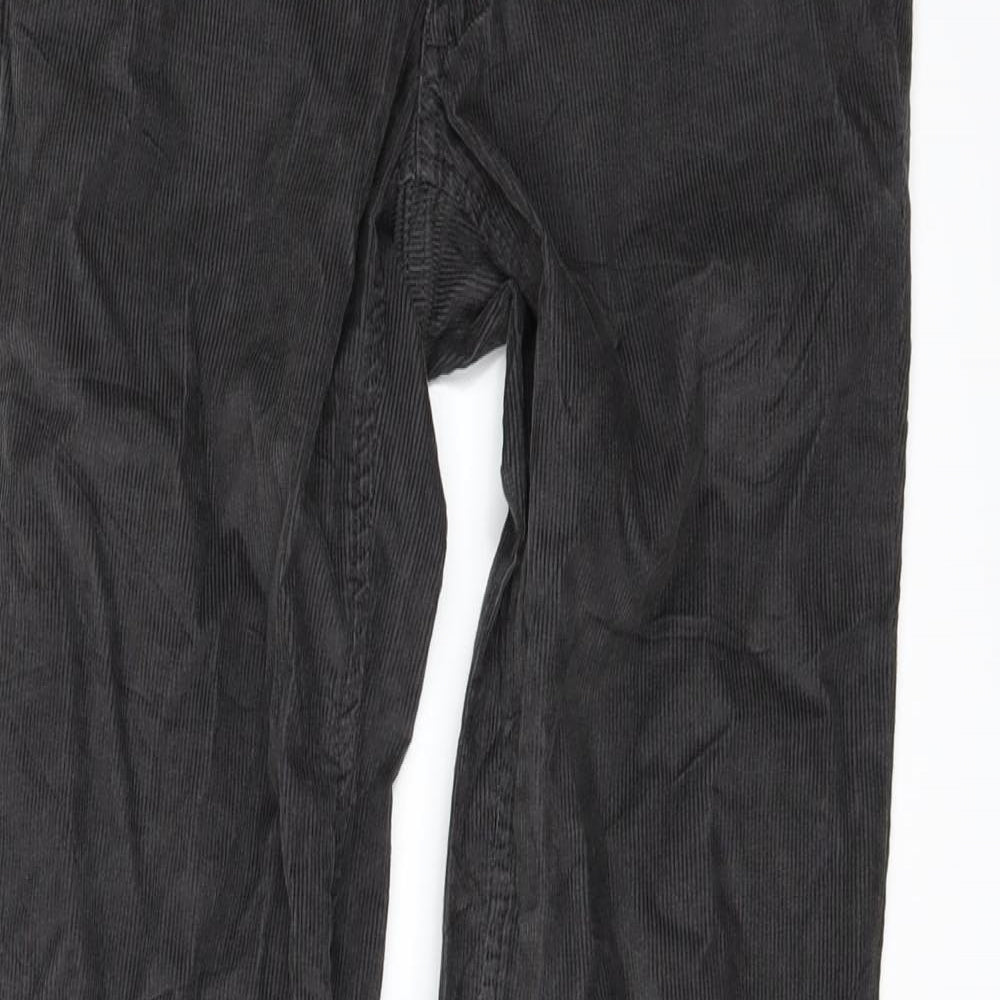 Gap Womens Grey  Corduroy Flared Jeans Size 26 L32 in