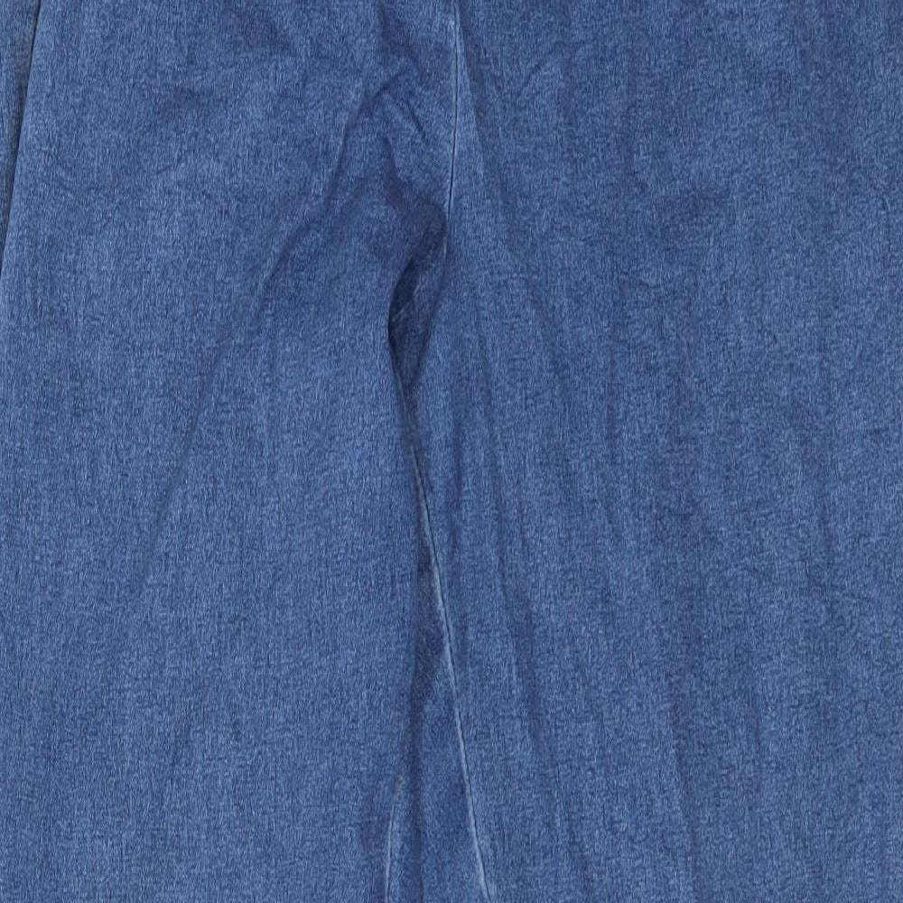 BPC Womens Blue  Denim Wide-Leg Jeans Size 20 L30 in