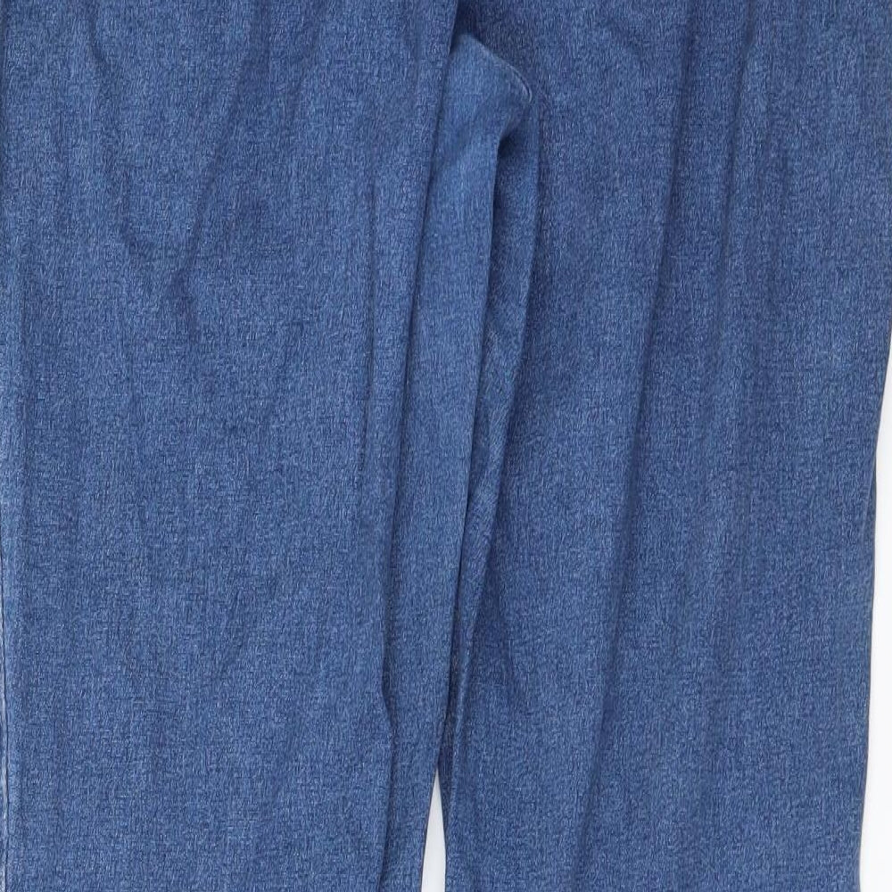 BPC Womens Blue  Denim Wide-Leg Jeans Size 20 L30 in