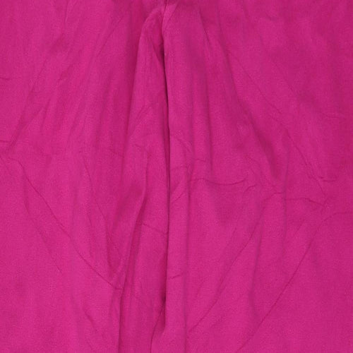 Madeleine Womens Pink  Denim Wide-Leg Jeans Size 20 L21 in