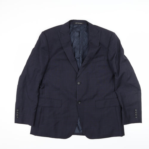 Jeff Banks Mens Blue   Jacket Suit Jacket Size L