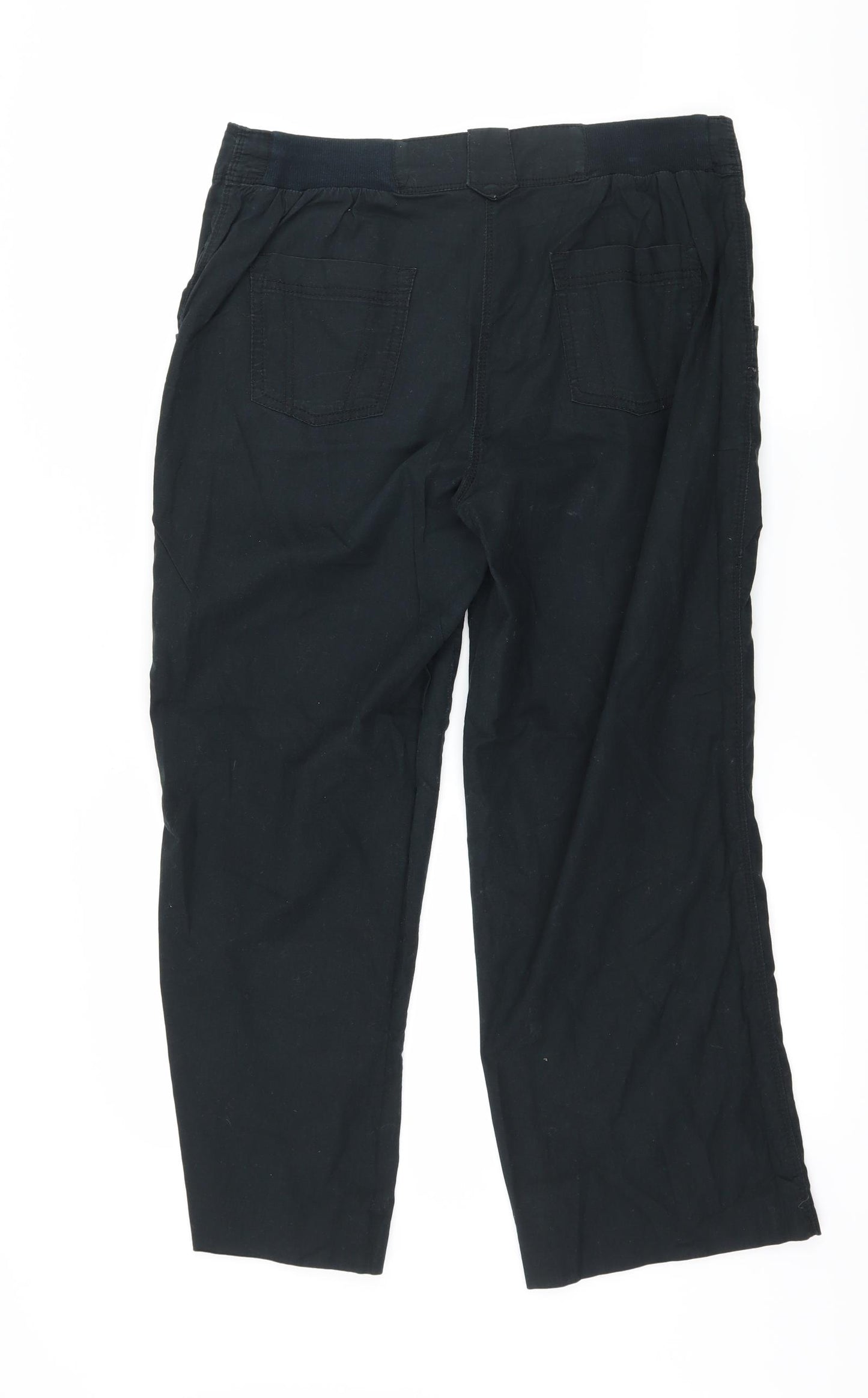 BHS Womens Black   Trousers  Size 12 L26 in