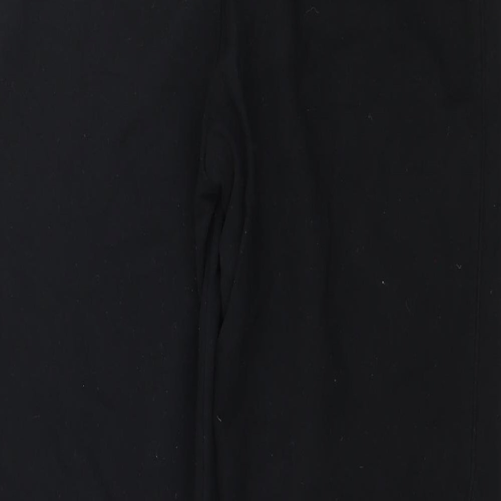 Marks and Spencer Womens Black  Jersey Jogger Trousers Size 14 L27 in