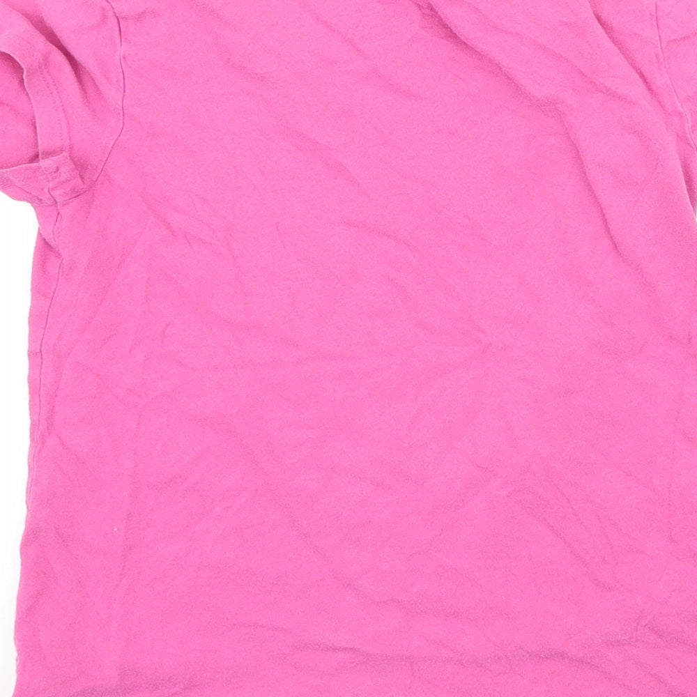 Gap Girls Pink  Jersey Basic T-Shirt Size L  - Seahorse