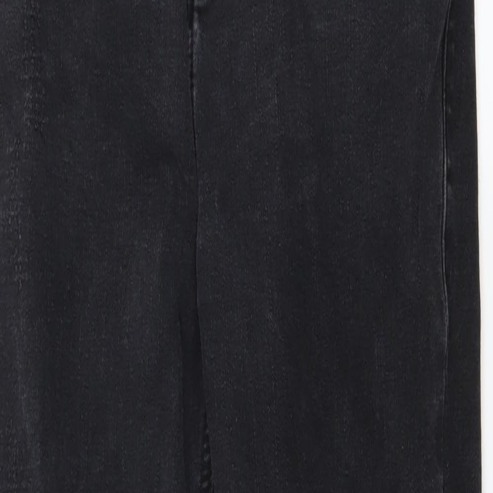 River Island Womens Black  Denim Skinny Jeans Size 10 L27 in