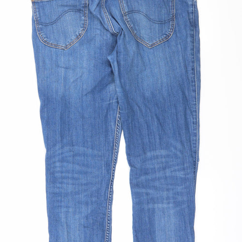 Lee Womens Blue  Denim Skinny Jeans Size 34 L28 in