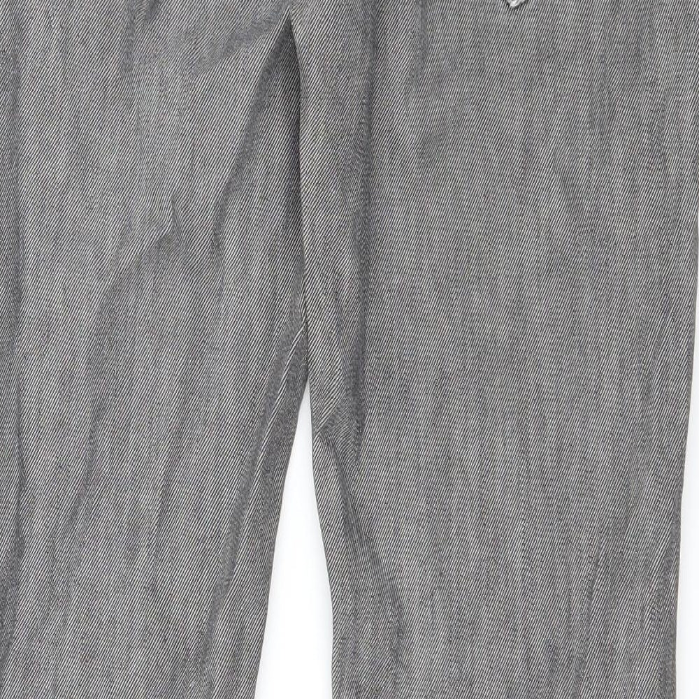 NEXT Mens Grey  Denim Straight Jeans Size 32 L32 in
