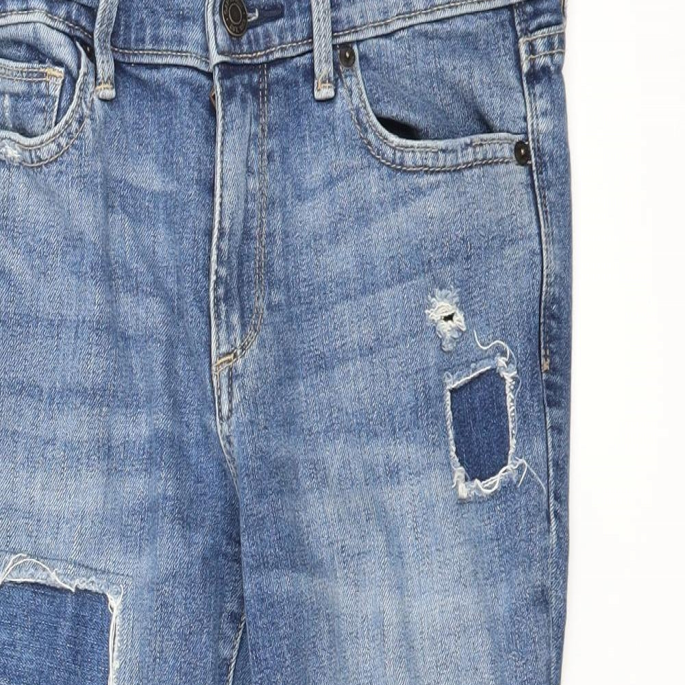 Gap Womens Blue  Denim Straight Jeans Size 28 L22 in