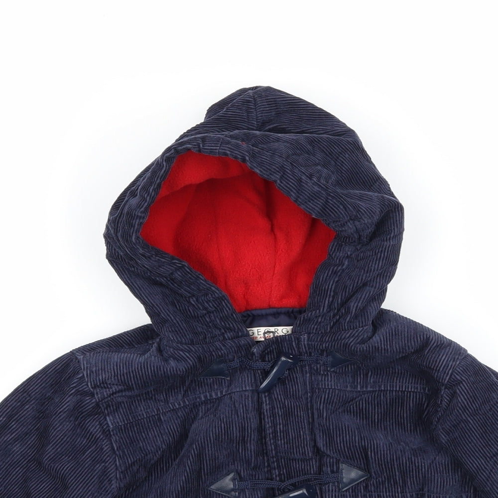 George Baby Blue  Corduroy Basic Coat Coat Size 12-18 Months
