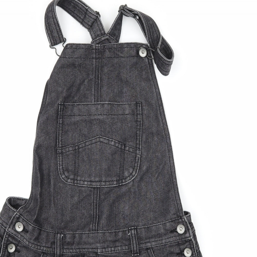 George Girls Green  Denim Dungaree One-Piece Size 13-14 Years