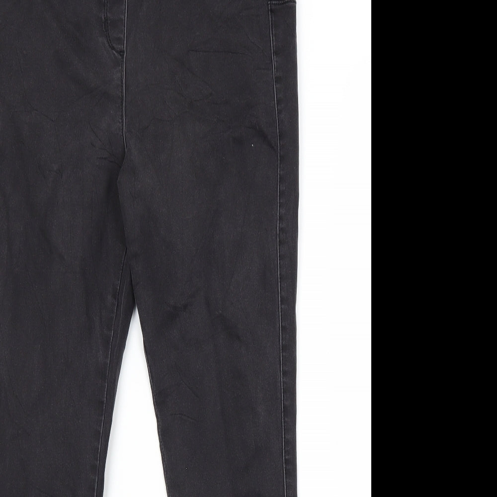 NEXT Womens Black   Skinny Jeans Size 14 L28 in