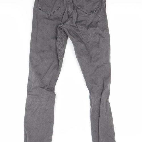 ASOS Womens Grey  Denim Skinny Jeans Size 8 L30 in