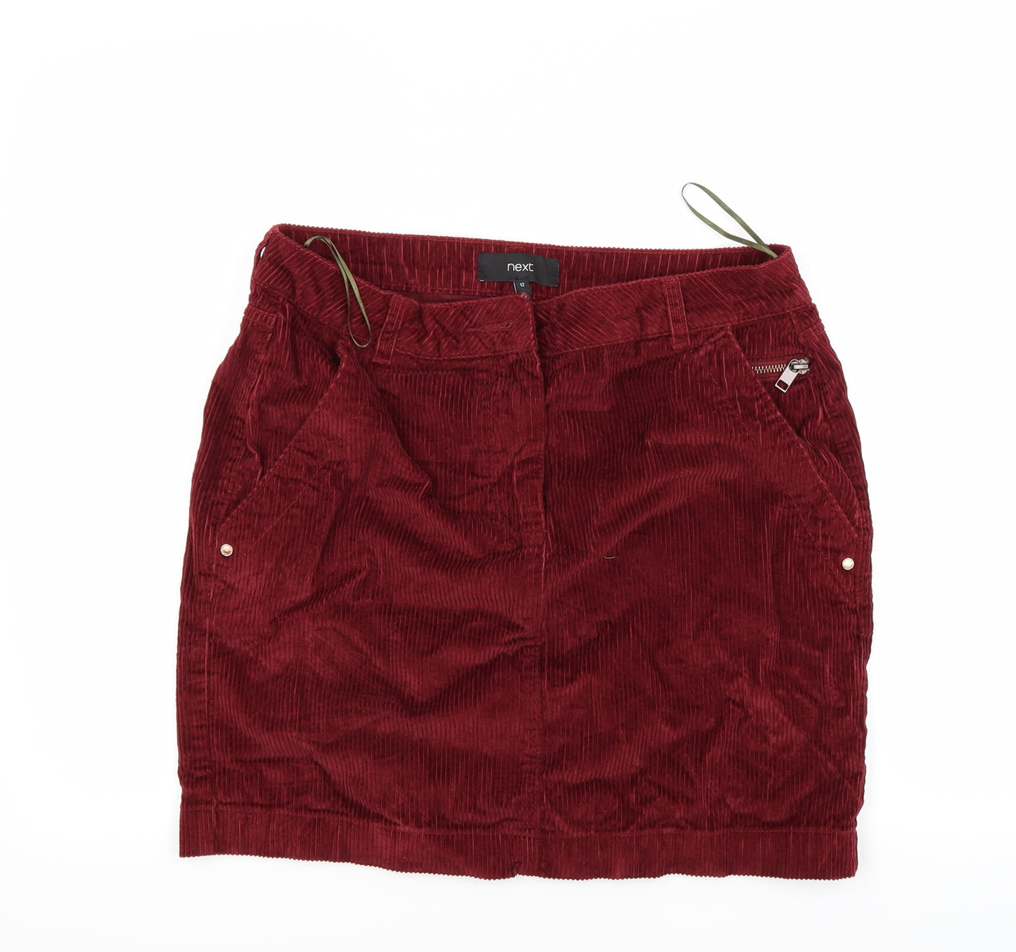 NEXT Womens   Corduroy Mini Skirt Size 12