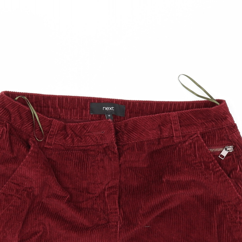 NEXT Womens   Corduroy Mini Skirt Size 12
