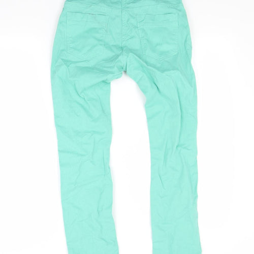 Super Sound Girls Green  Denim Skinny Jeans Size 13 Years