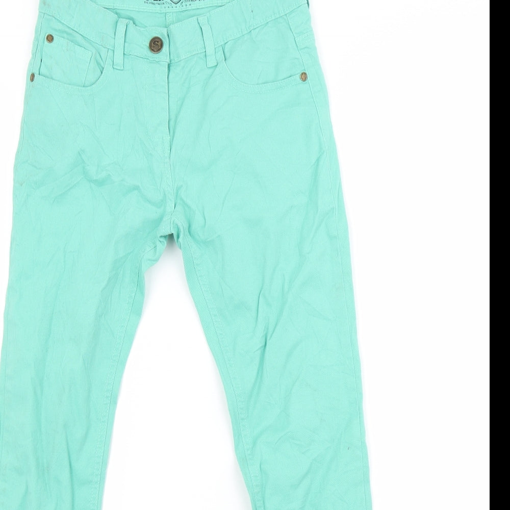 Super Sound Girls Green  Denim Skinny Jeans Size 13 Years