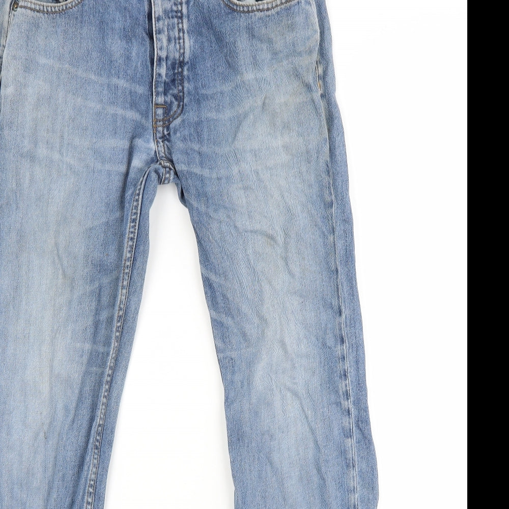 Firetrap Mens Blue  Denim Bootcut Jeans Size 30 L32 in