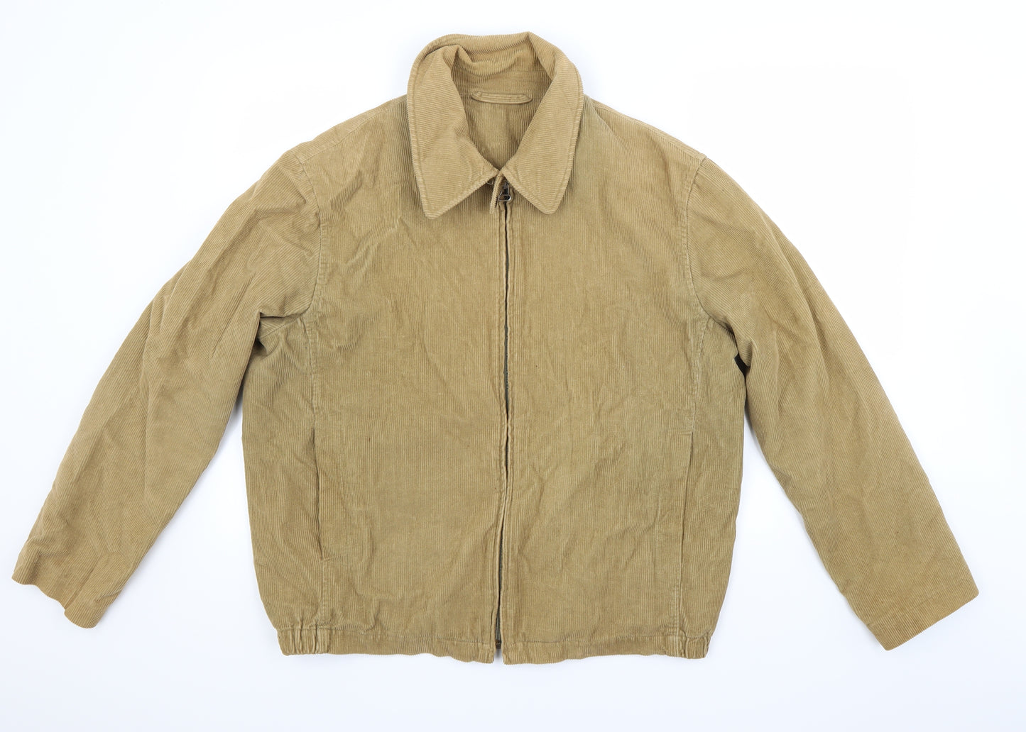Woodhouse Mens Beige  Corduroy Jacket Coat Size M