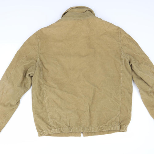 Woodhouse Mens Beige  Corduroy Jacket Coat Size M