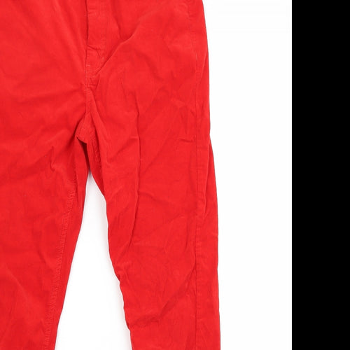 Saint Tropez Clothing Womens Red  Denim Mom Jeans Size 10 L27 in