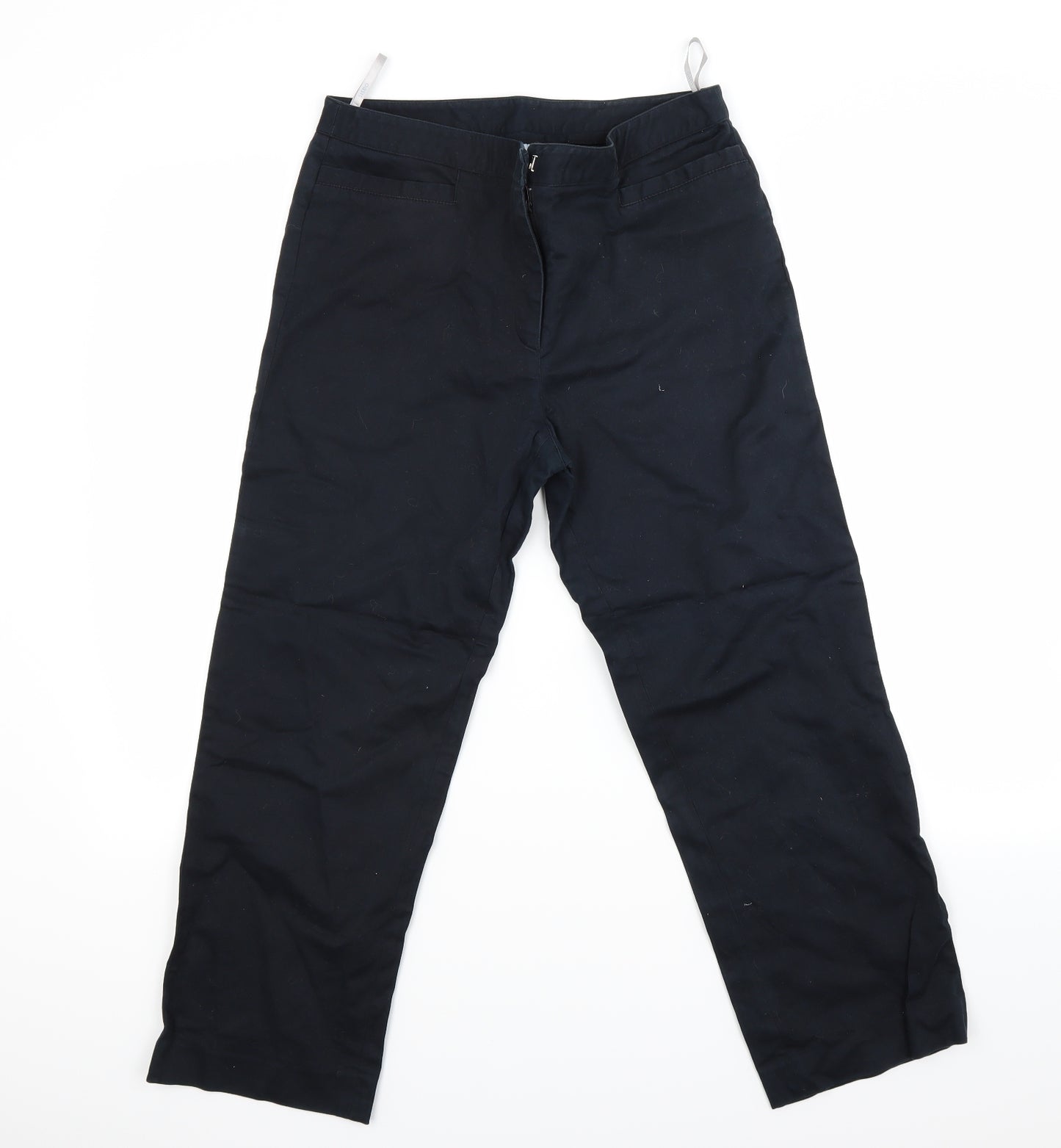 Oasis Womens Blue   Capri Trousers Size 12 L23 in
