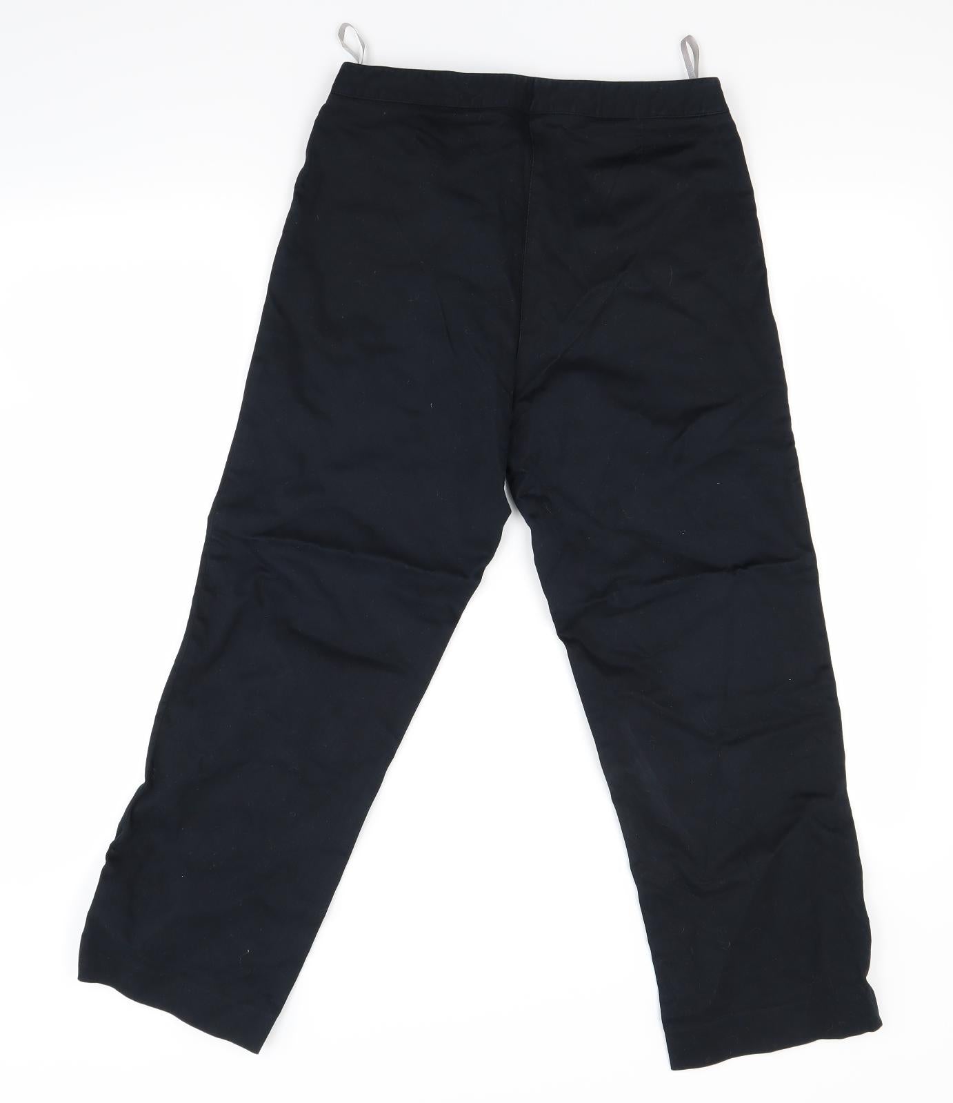Oasis Womens Blue   Capri Trousers Size 12 L23 in