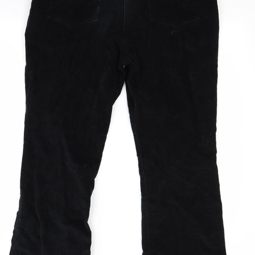 TU Womens Blue  Corduroy Bootcut Jeans Size 16 L29 in