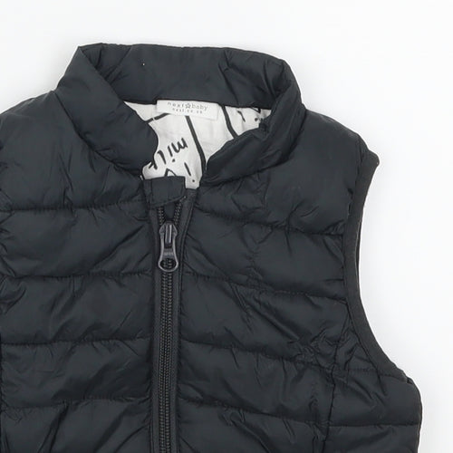 NEXT Boys Grey   Gilet Coat Size 6-9 Months