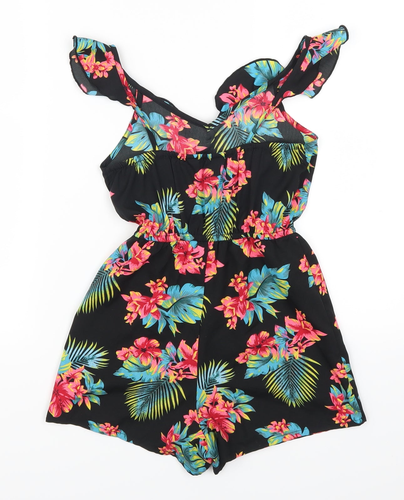 Primark Girls Multicoloured Fair Isle  Playsuit One-Piece Size 7-8 Years