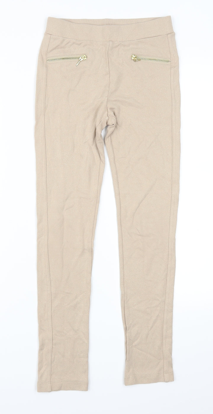 H&M Girls Beige   Sweatpants Trousers Size 11-12 Years