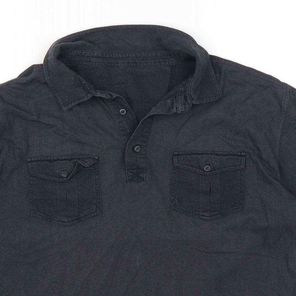 F&F Mens Blue    Polo Size L