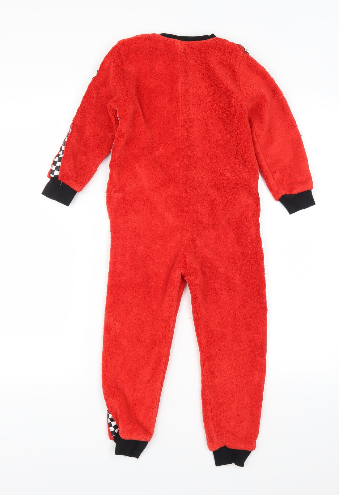 Tesco Boys Red Solid   Bodysuit Size 4-5 Years  - Disney Cars