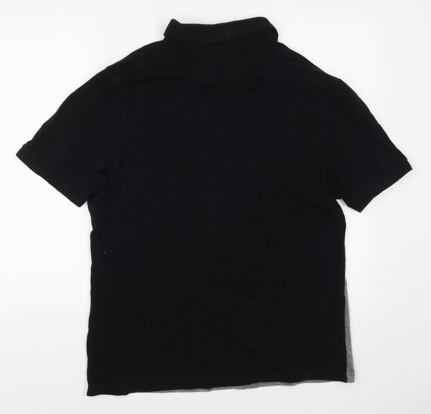 F&F Mens Grey Striped   Polo Size L