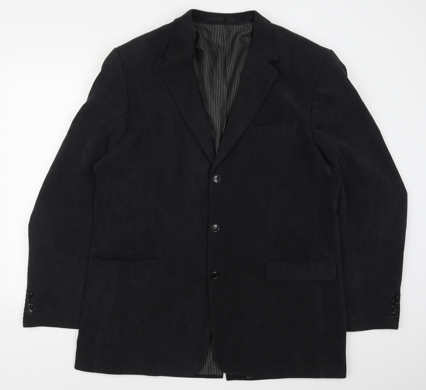 C&A Mens Blue  Corduroy Jacket Suit Jacket Size XL