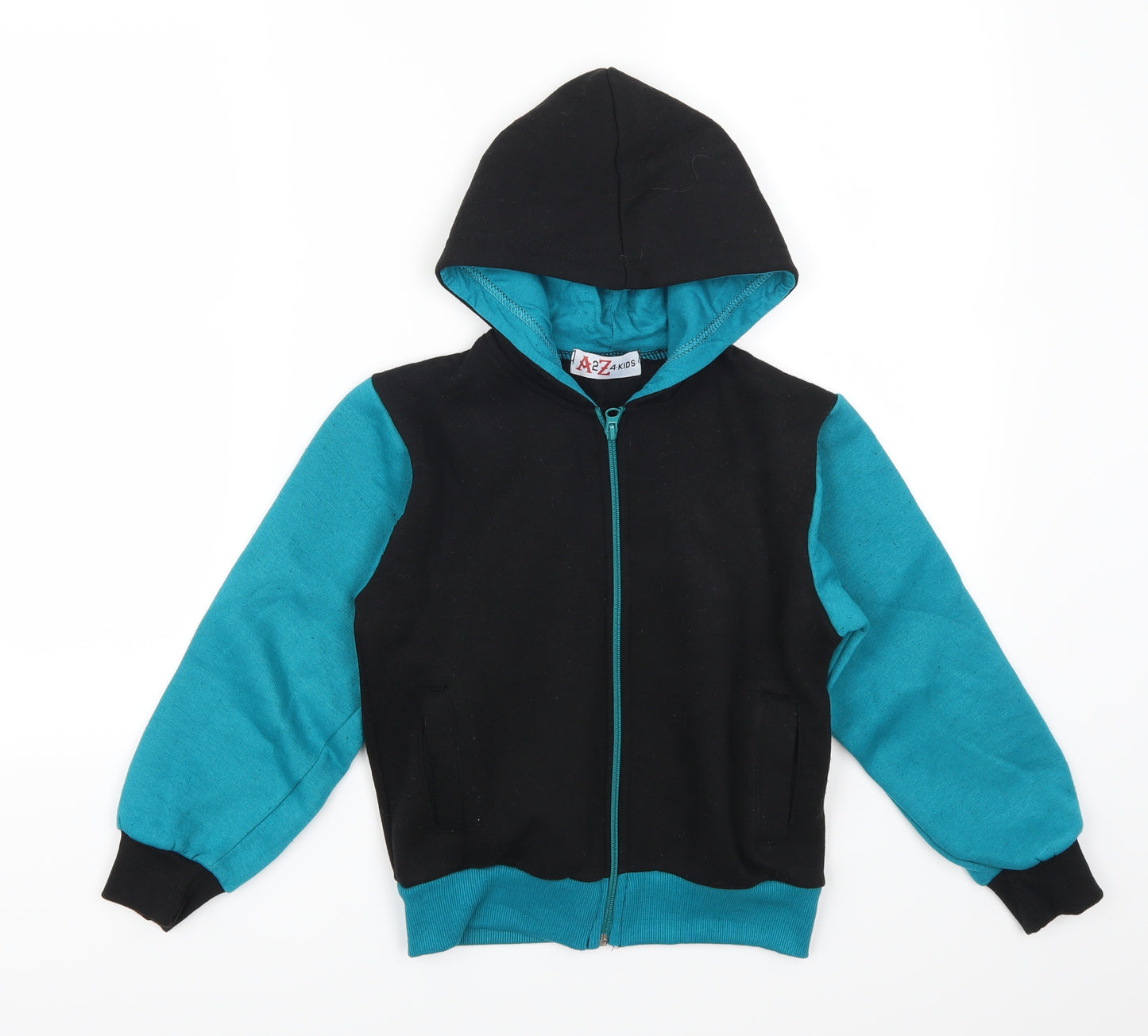 A2Z Boys Blue   Full Zip Hoodie Size 7-8 Years