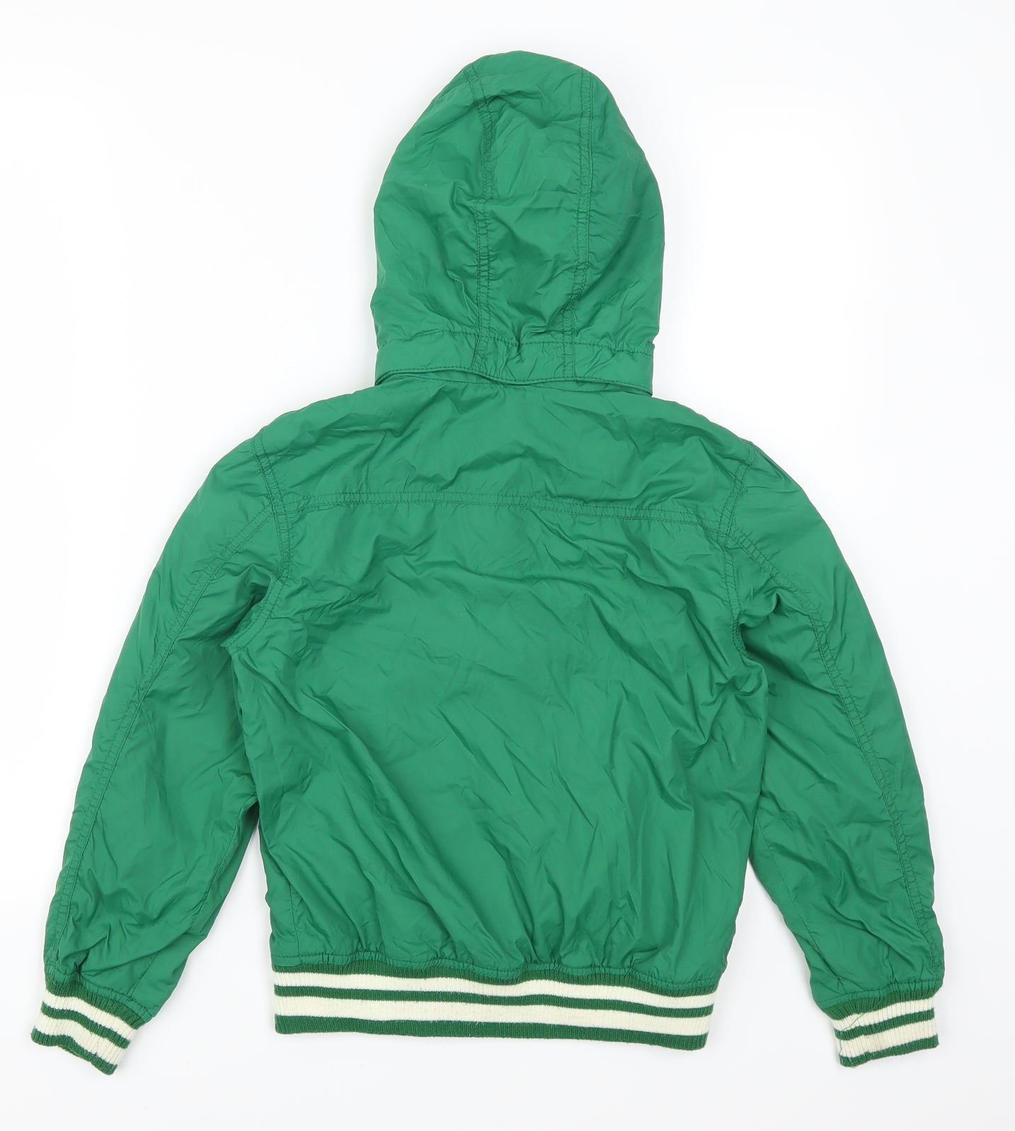 H&M Boys Green Striped  Jacket  Size 9-10 Years