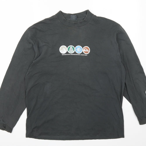 Quicksilver Mens Grey    T-Shirt Size M