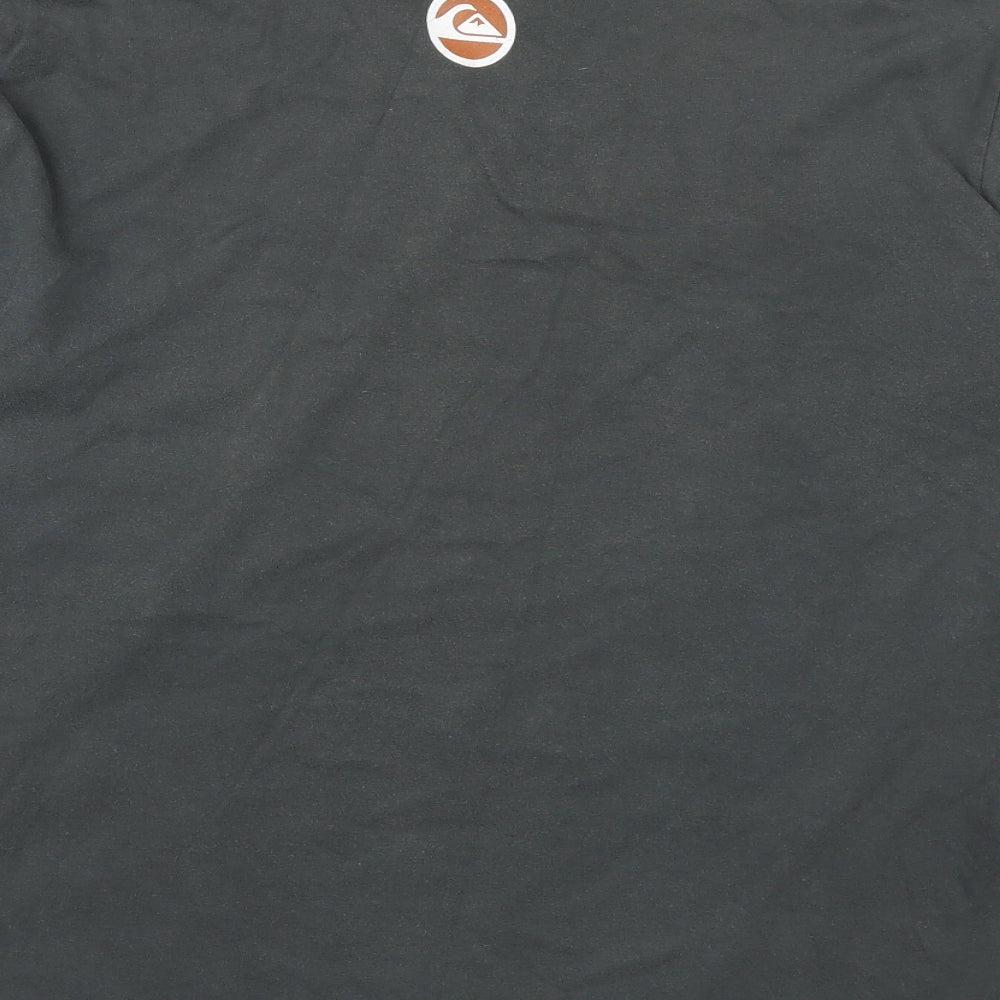 Quicksilver Mens Grey    T-Shirt Size M